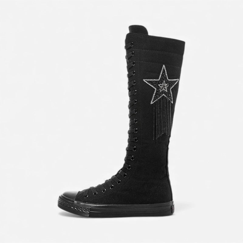 Bottes Féminines Hauts Talons Plats
