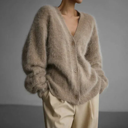 Cardigan Cachemire Féminin Chaleureux et Confortable - LuxeStyle
