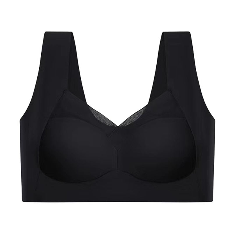 Soutien-gorge confort sans couture femme taille forte