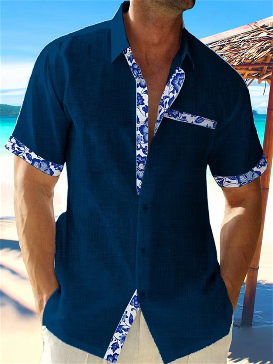 Chemise Estivale à Manches Courtes Floral