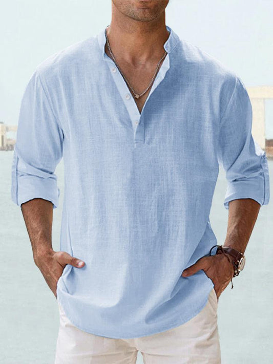 Theo™ – Chemise Homme en Lin Légère et Élégante pour Été