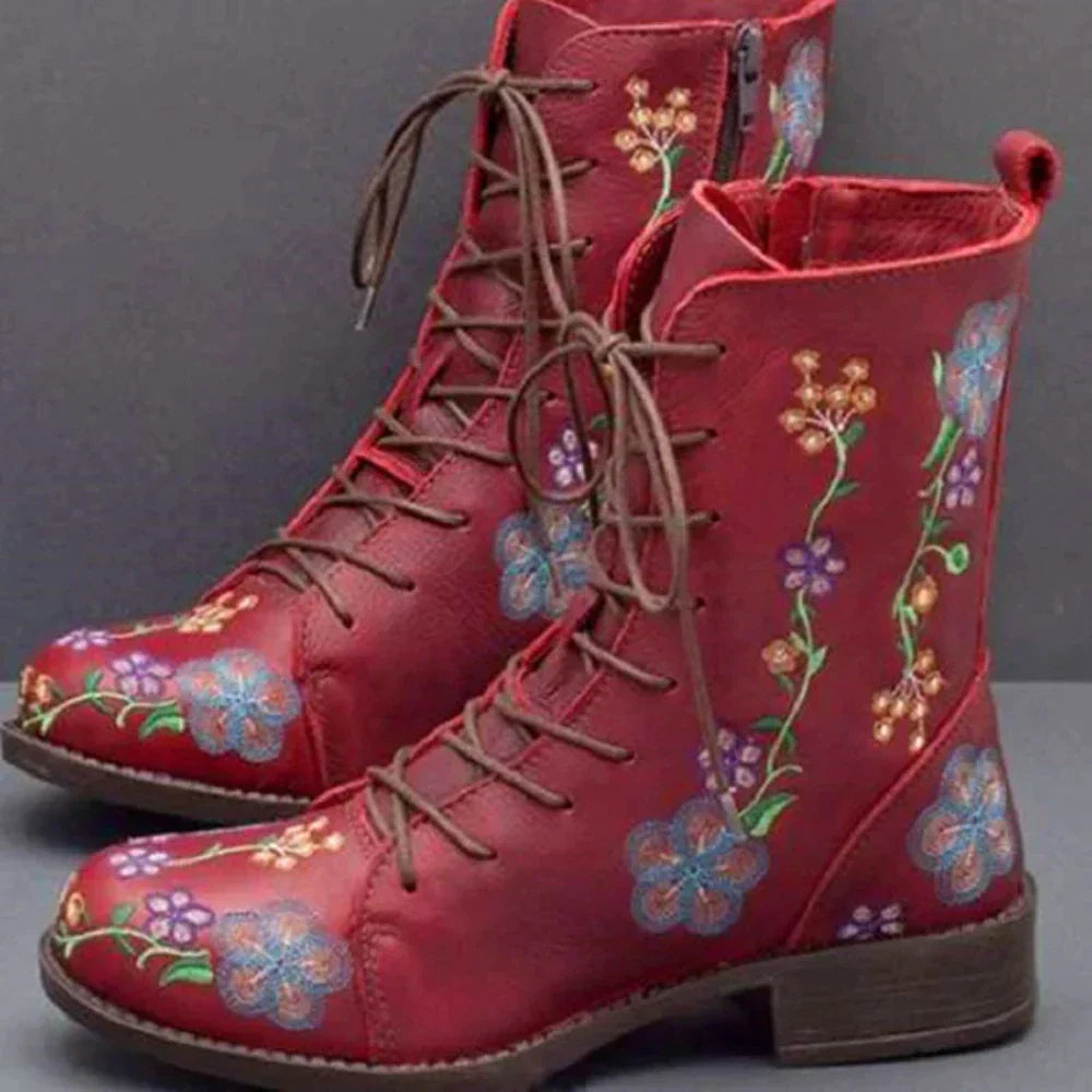 Bottes Haut de Gamme à Lacets Tendances