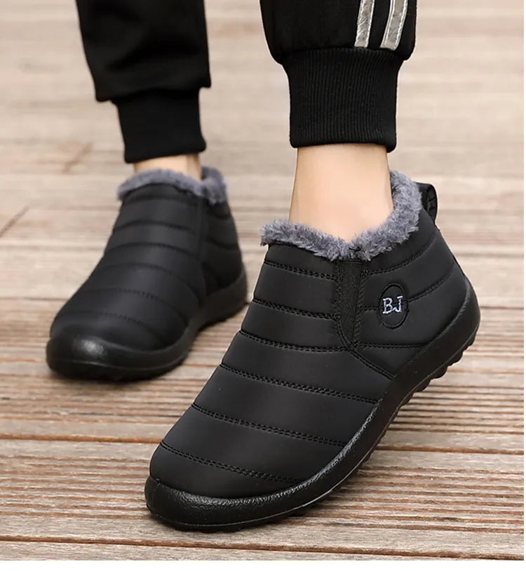 Bottines Hiver Femmes Fourrure Violettes