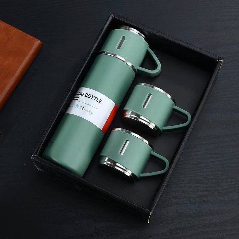 Thermos de Voyage Isolé avec Gobelet Intégré