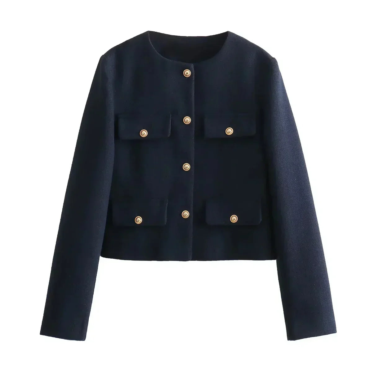 Manteau Femme Élégant – Parka Chic avec Fermeture Boutons Moderne