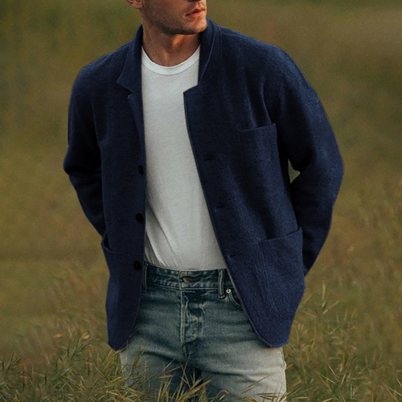 Veste Homme Polaire Réversible pour Automne et Hiver
