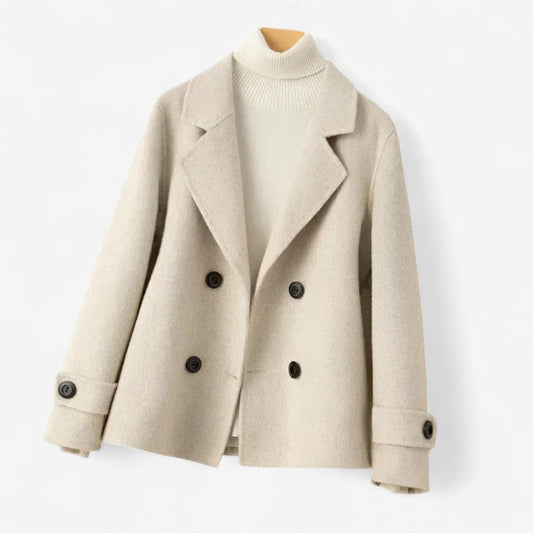 Blazer Femme Élégant à Fermeture Double - LuxeStyle