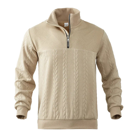 Sweat à Capuche Homme – Pull Chaud Hiver avec Col Haut & Coupe Détendue - LuxeStyle
