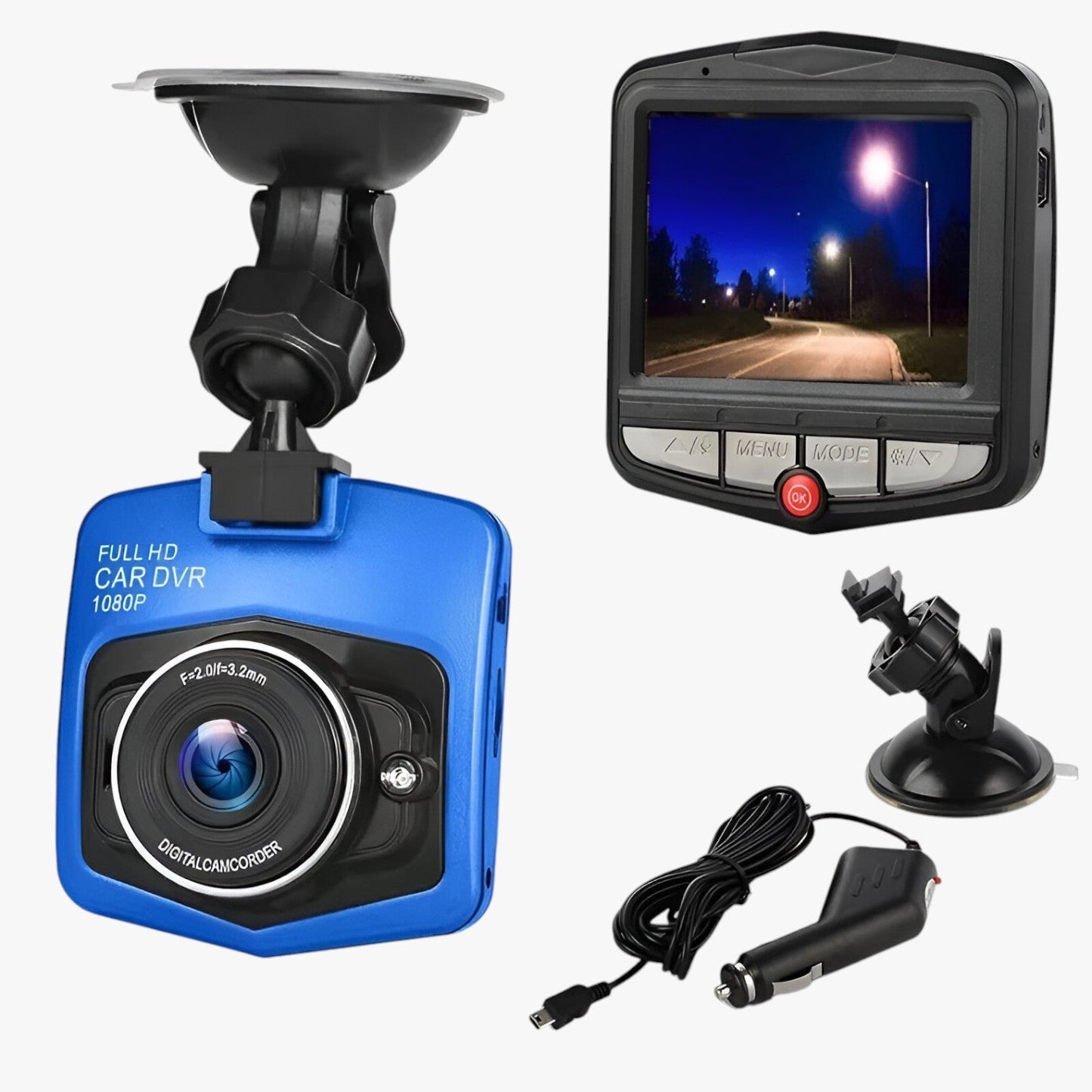 Caméra de bord HD 1080P avec nuit vision