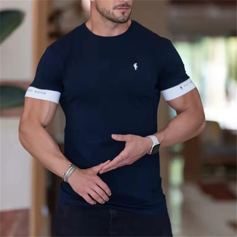 T-shirt Décontracté Col Rond Été