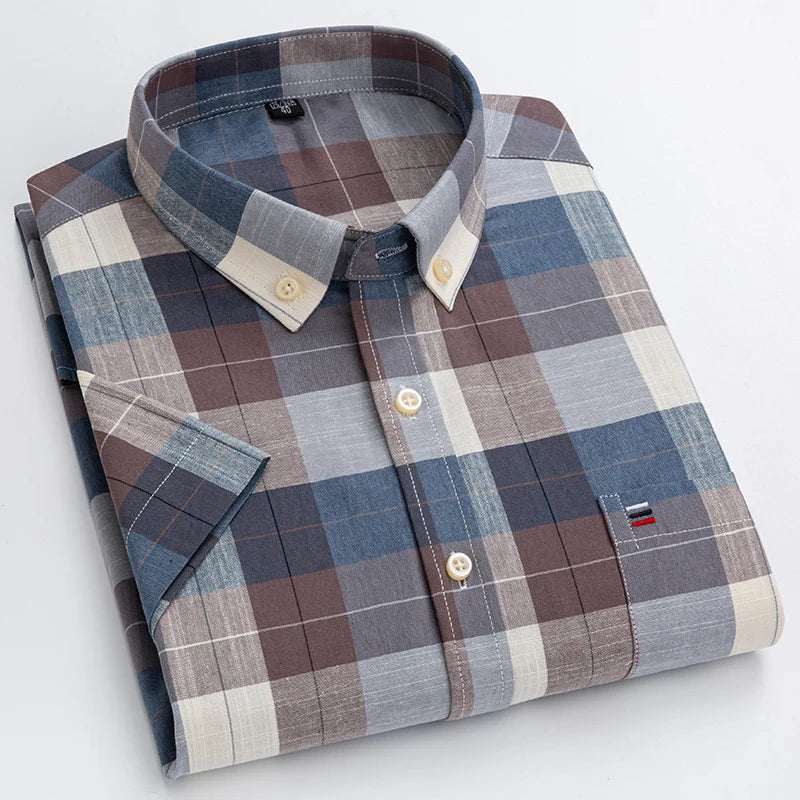 Chemise Homme Manches Courtes Décontractée