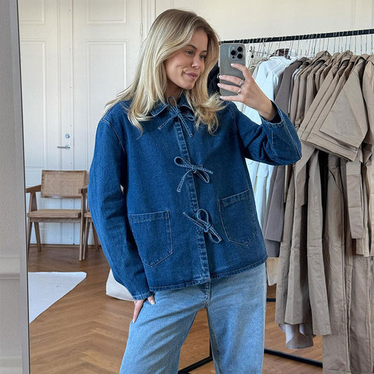 Veste Jean Femme Décontractée et Chic - LuxeStyle