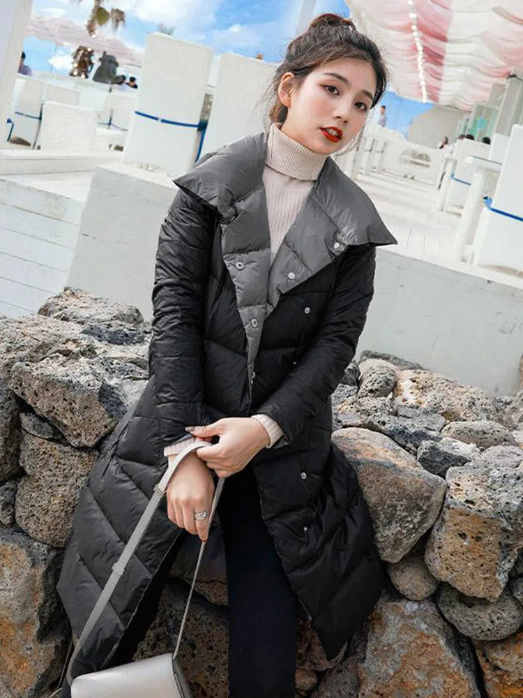 Veste Douillette Légère pour Femme avec Fermeture Éclair