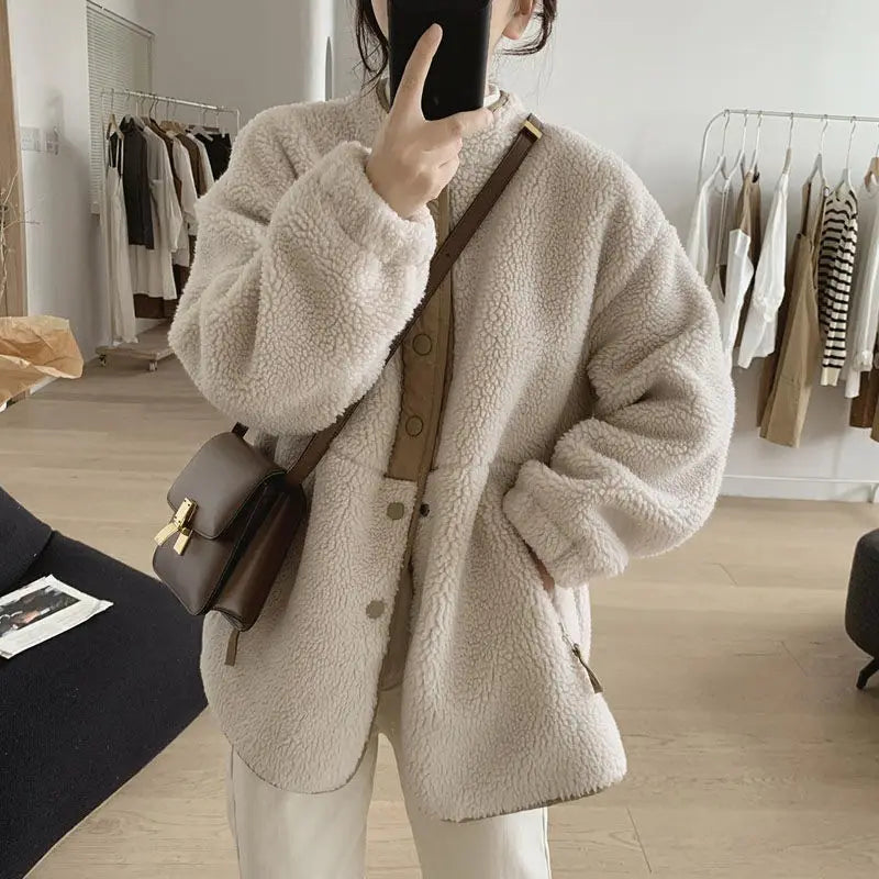 Veste Femme Élégante et Chaude pour Hiver