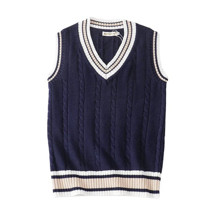 Pulls Col Rond Gilet Tricot Marin pour Homme