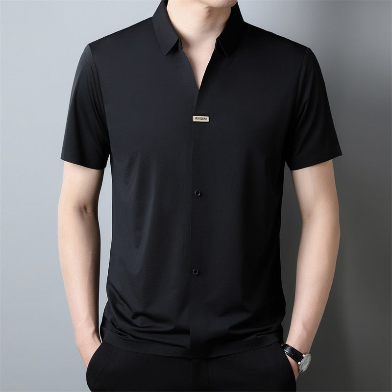 Chemise Classique Homme Manches Longues pour Tous Les Jours