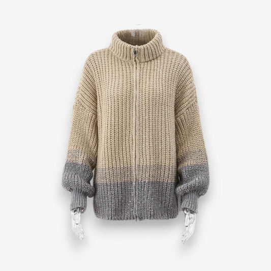 Veste Zippée Féminine à Manches Longues - LuxeStyle