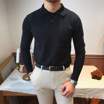 Pull Classique Homme Manches Longues pour Hiver