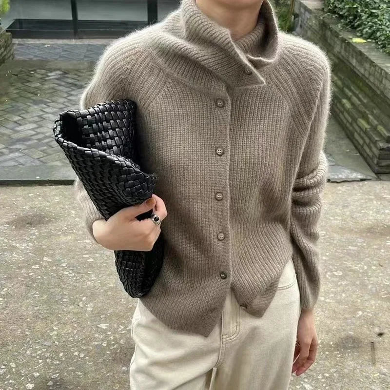 Gilet femme laine épais chaud hiver - LuxeStyle
