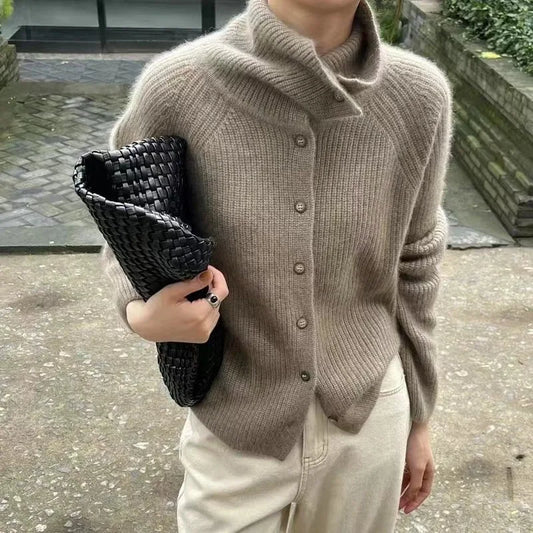 Gilet femme laine épais chaud hiver - LuxeStyle