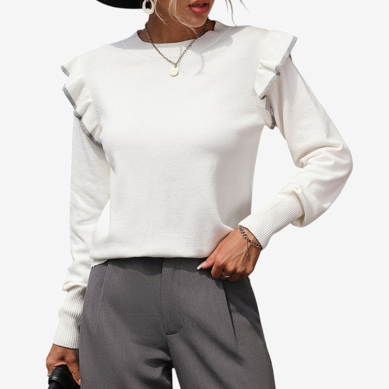 Pull Femme Élégant à Manches Longues