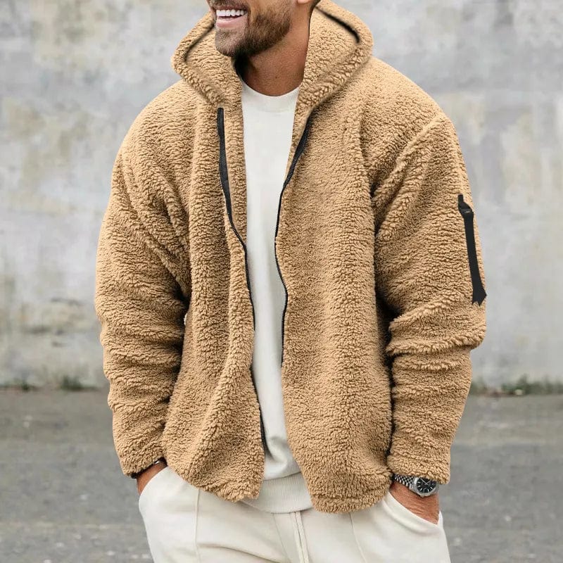 Veste Hivernale Équipée de Capuche et Poche sur Manche pour Adultes - LuxeStyle