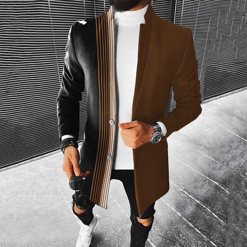 Veste Homme Imprimé Géométrique Slim Fit