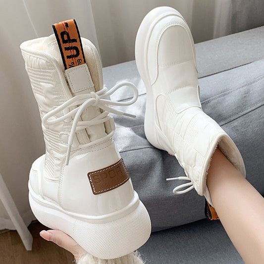 Bottines Imperméables Femme Hauteur Cheville Hiver - LuxeStyle