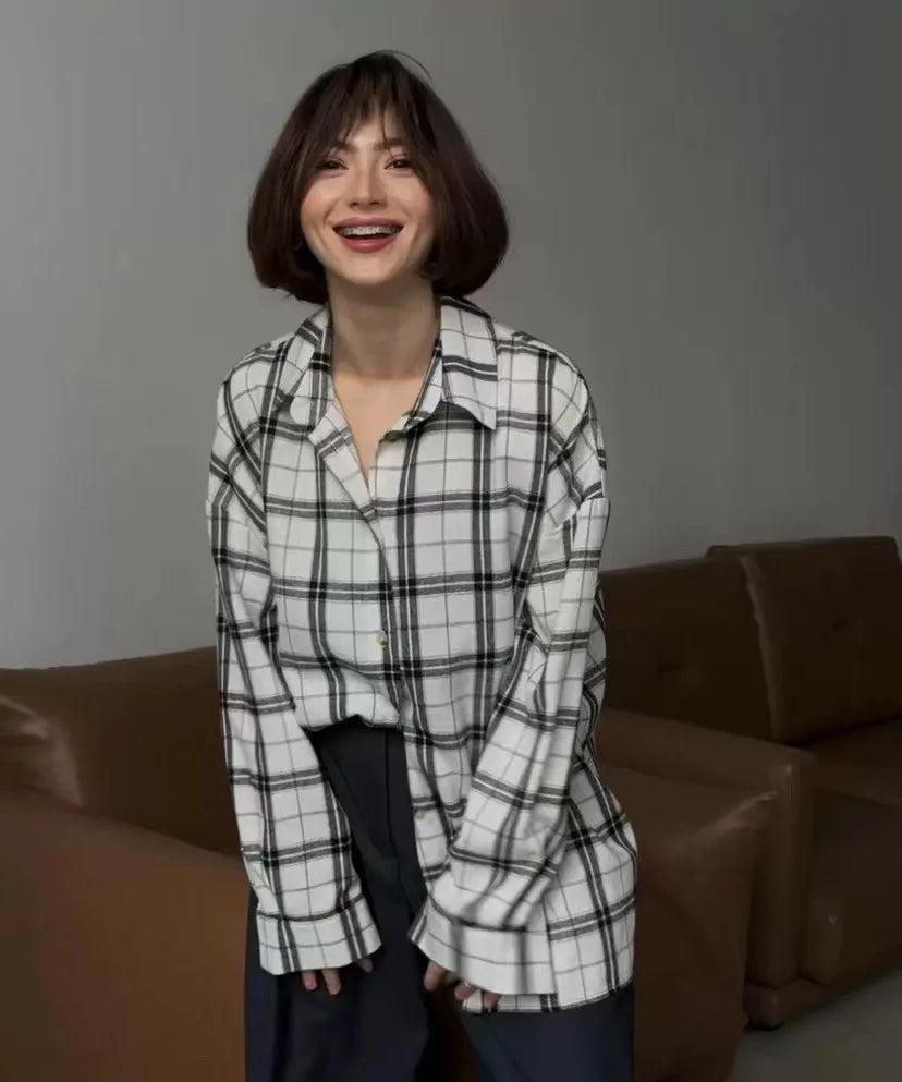 Chemise Flanelle Douce et Chaleureuse pour Hiver
