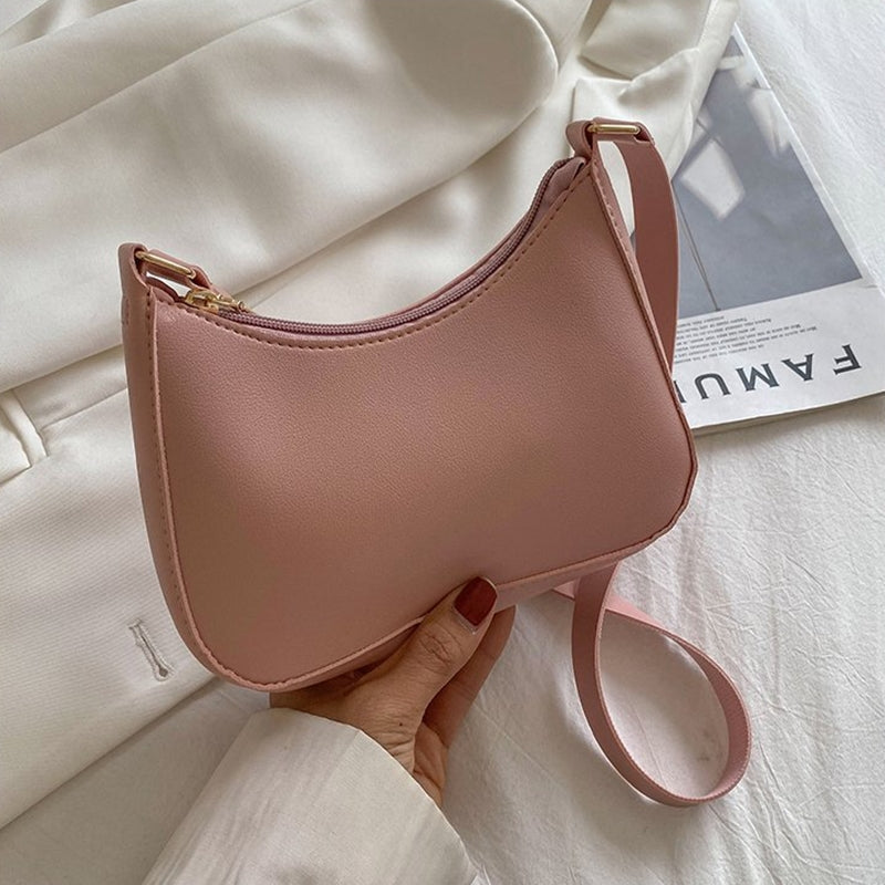 Sac à main coloré en faux cuir pour femme