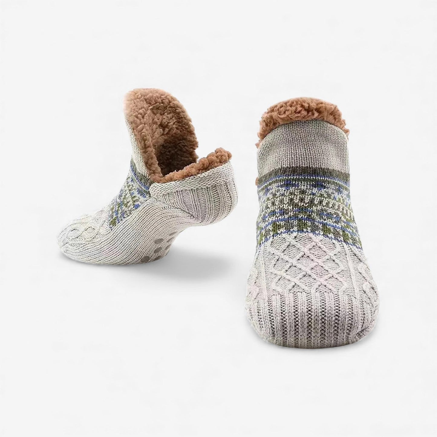 Chaussettes Colorées à Bout Arrondi Imprimées