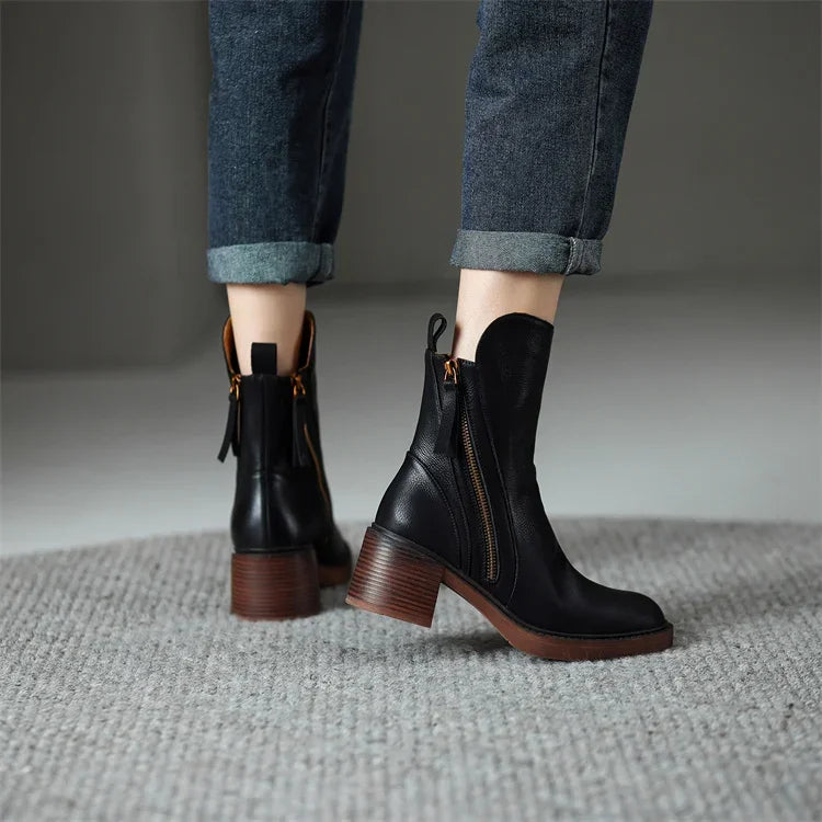 Bottines Féminines Élégantes pour Tous les Jours