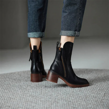 Bottines Féminines Élégantes pour Tous les Jours