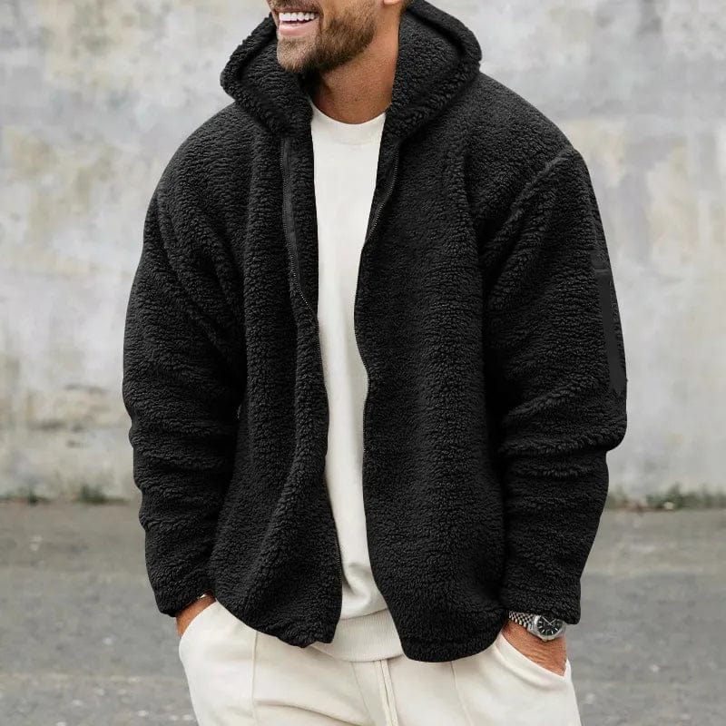Veste Hivernale Équipée de Capuche et Poche sur Manche pour Adultes