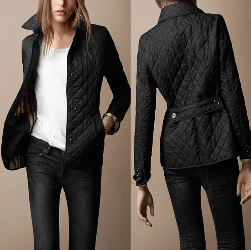Veste doublée chaude pour femme hiver