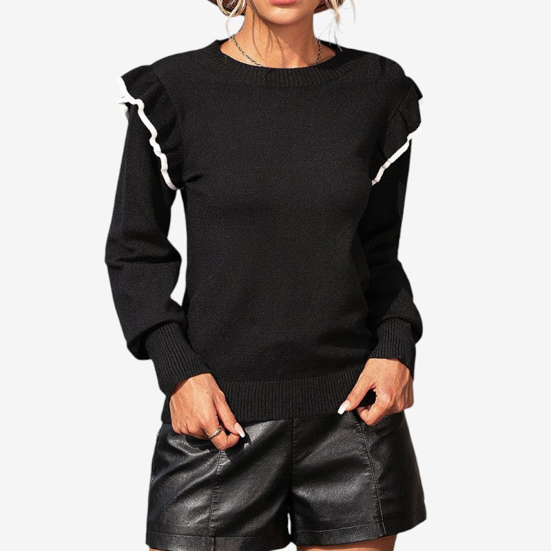 Pull Femme Élégant à Manches Longues - LuxeStyle