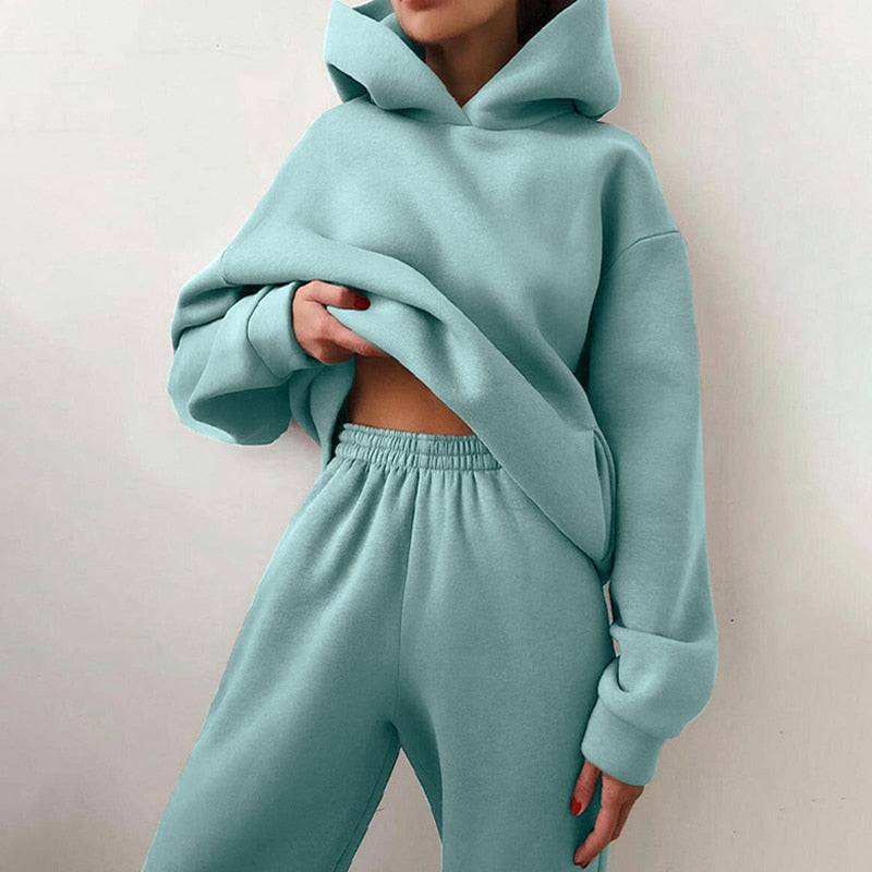 Ensemble Jogging Femme Décontracté - Tenue Confortable Oversize