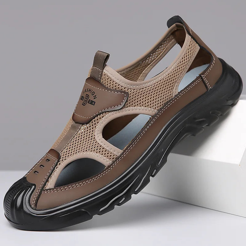 TerraFlex™ – Sandales Homme Respirantes en Maille Légère Confort Durable