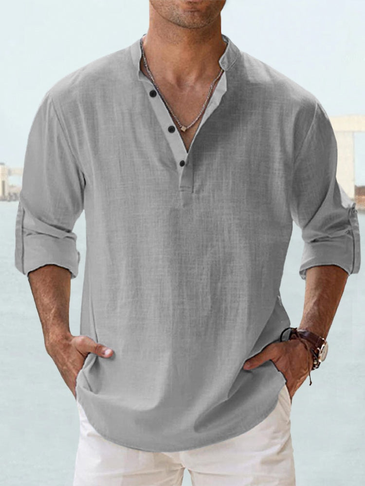 Theo™ – Chemise Homme en Lin Légère et Élégante pour Été