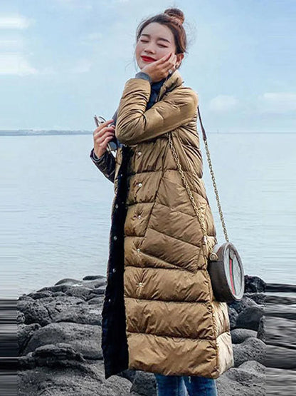 Veste Douillette Légère pour Femme avec Fermeture Éclair