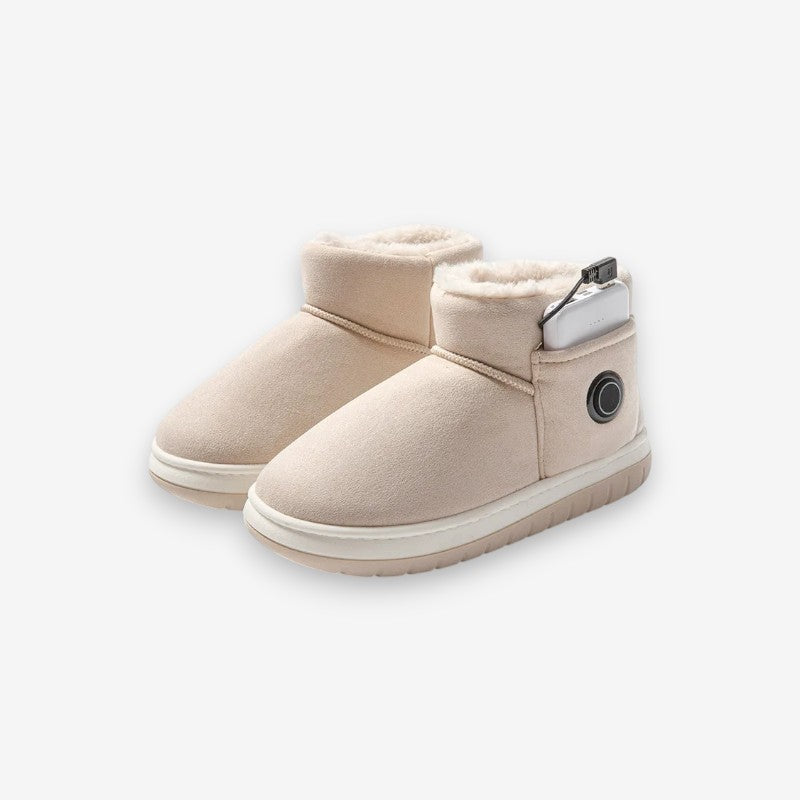 Chaussures Plates Confortables avec Chargeur USB - LuxeStyle