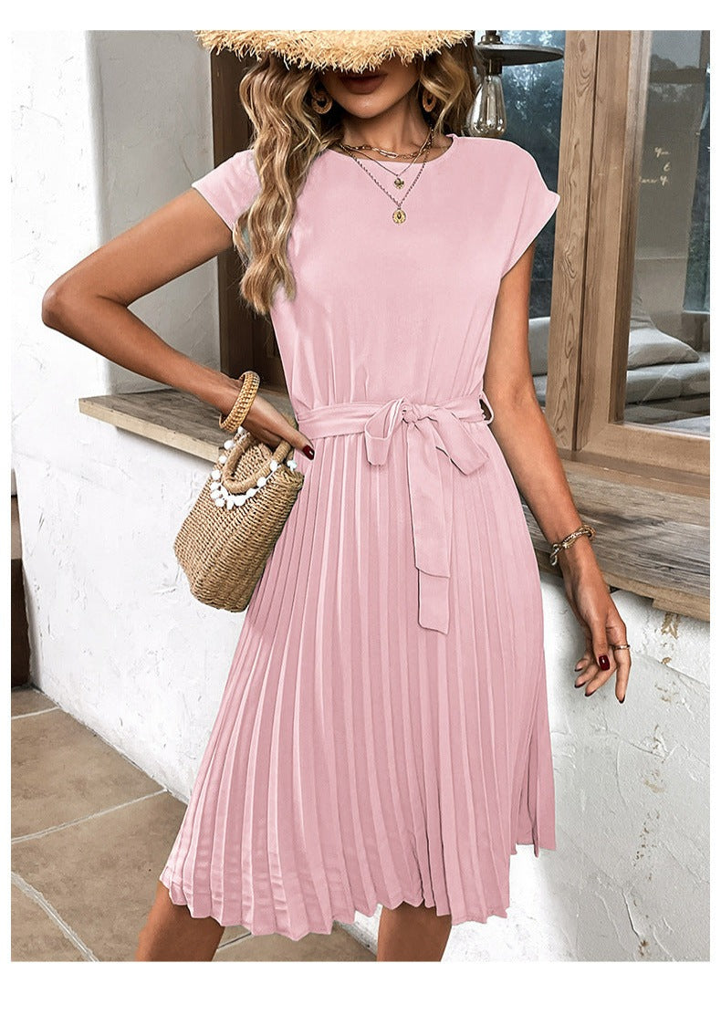 Robe Élégante Rouge Bourgogne pour Femme