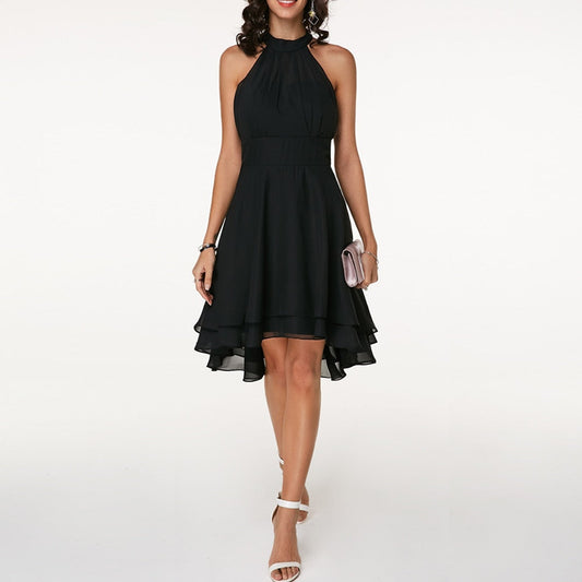 Robe Élégante Courte Fleuri pour Femmes - LuxeStyle