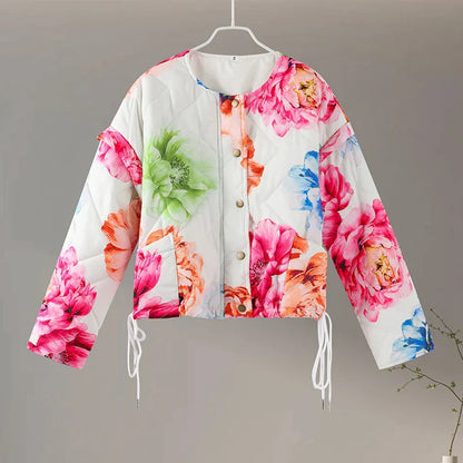 Veste Douillette Fleurs Pour Femmes | Parfaite Pour Le Printemps