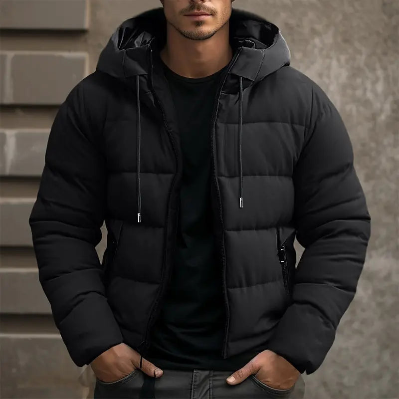 Veste Hiver Thermique Homme - Parka Chaud et Étanche avec Capuche - LuxeStyle