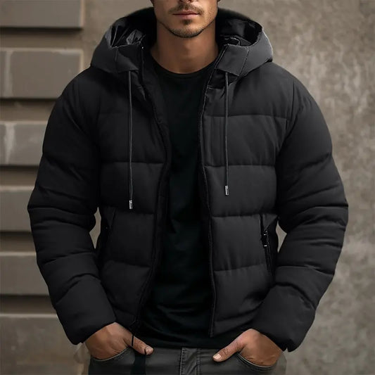 Veste Hiver Thermique Homme - Parka Chaud et Étanche avec Capuche - LuxeStyle