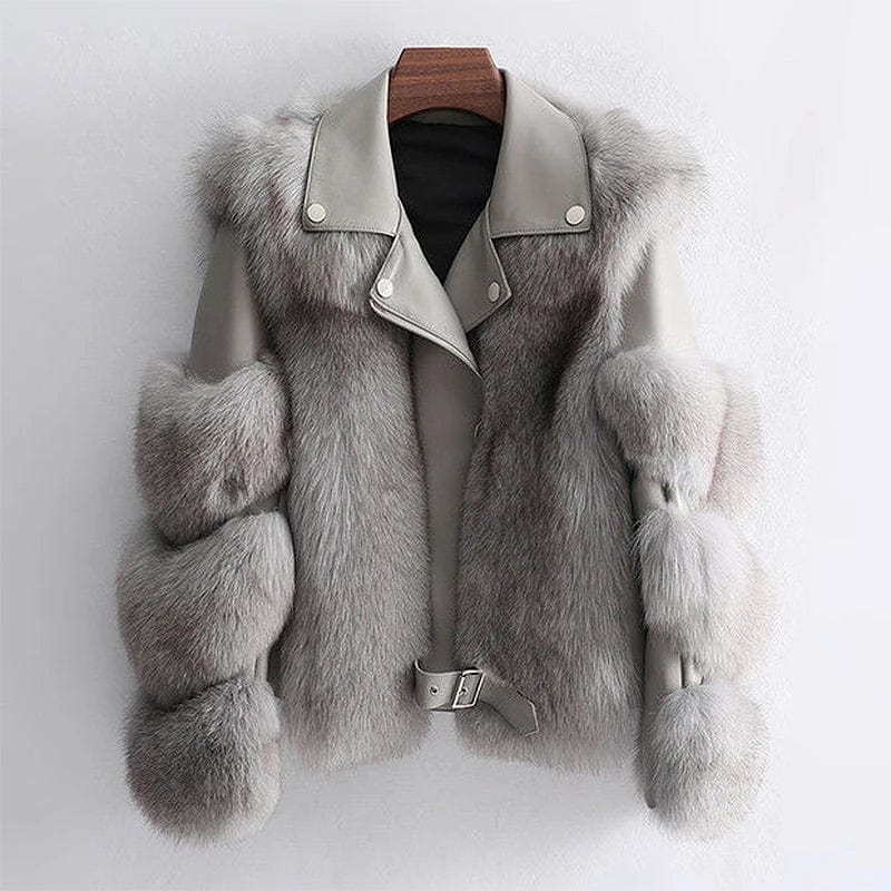 Veste Femme Hiver Élégante Fourrure Synthétique - LuxeStyle