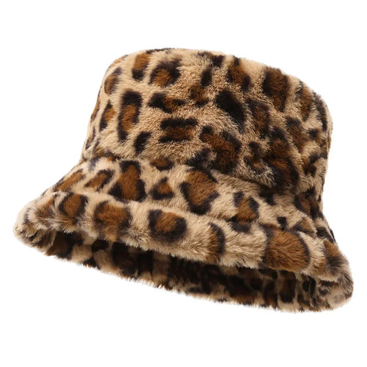 Chapeau Hiver Léopard Doux pour Femme - LuxeStyle