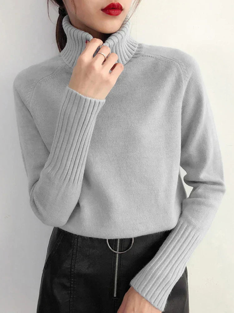 Pull Femme Hiver Très Chaud en Maille épaisse