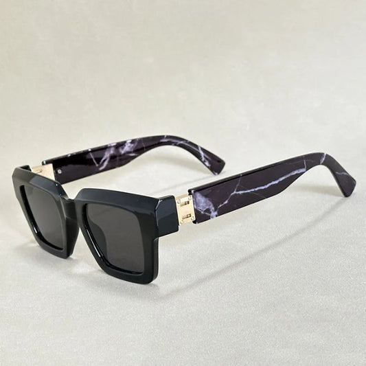 Lunettes de soleil Rectangulaires Élégantes pour Femme - LuxeStyle